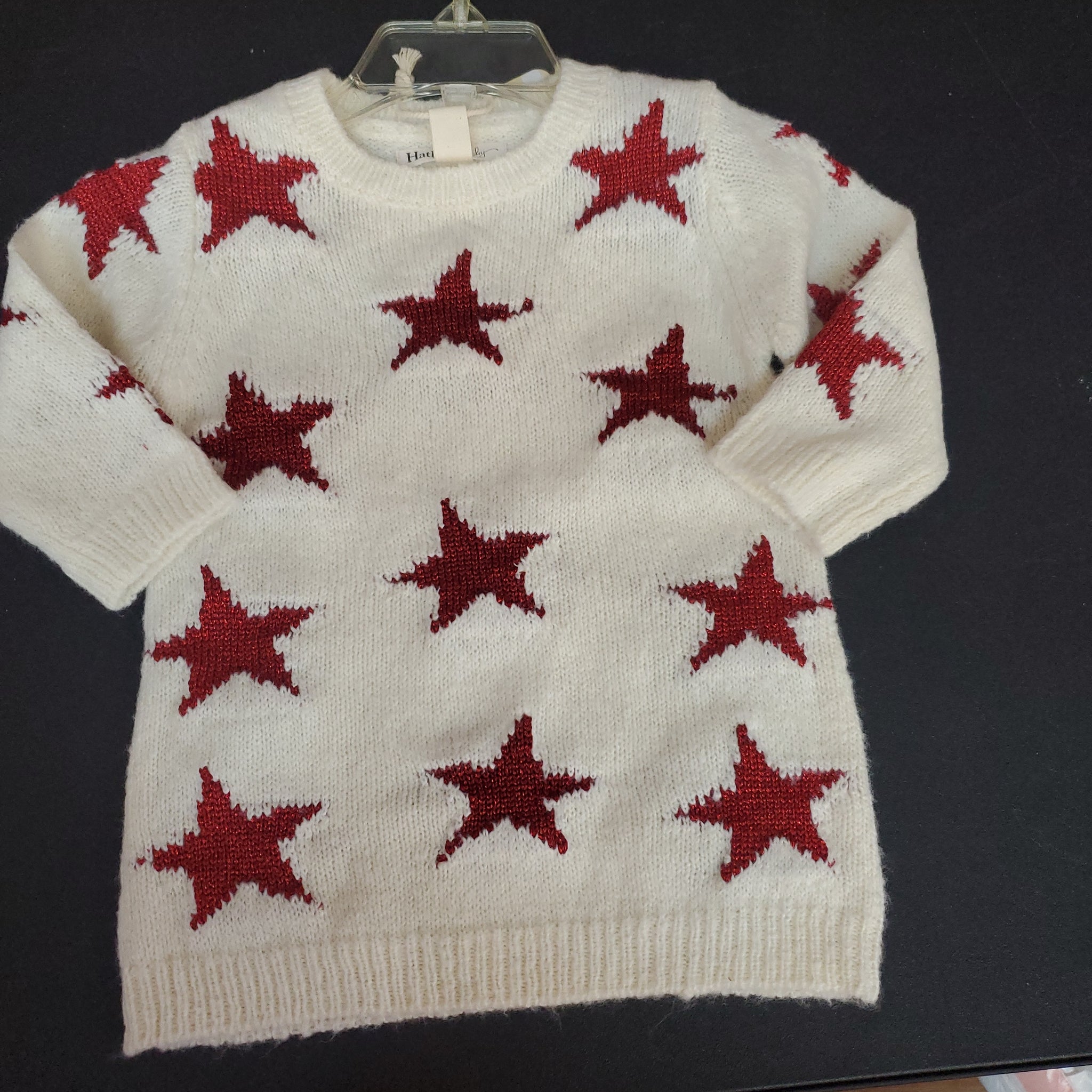 Holiday Stars Sweater Dress