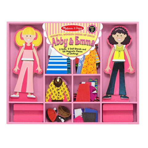 Abby & Emma Wooden Magnetic Dress-Up Set
