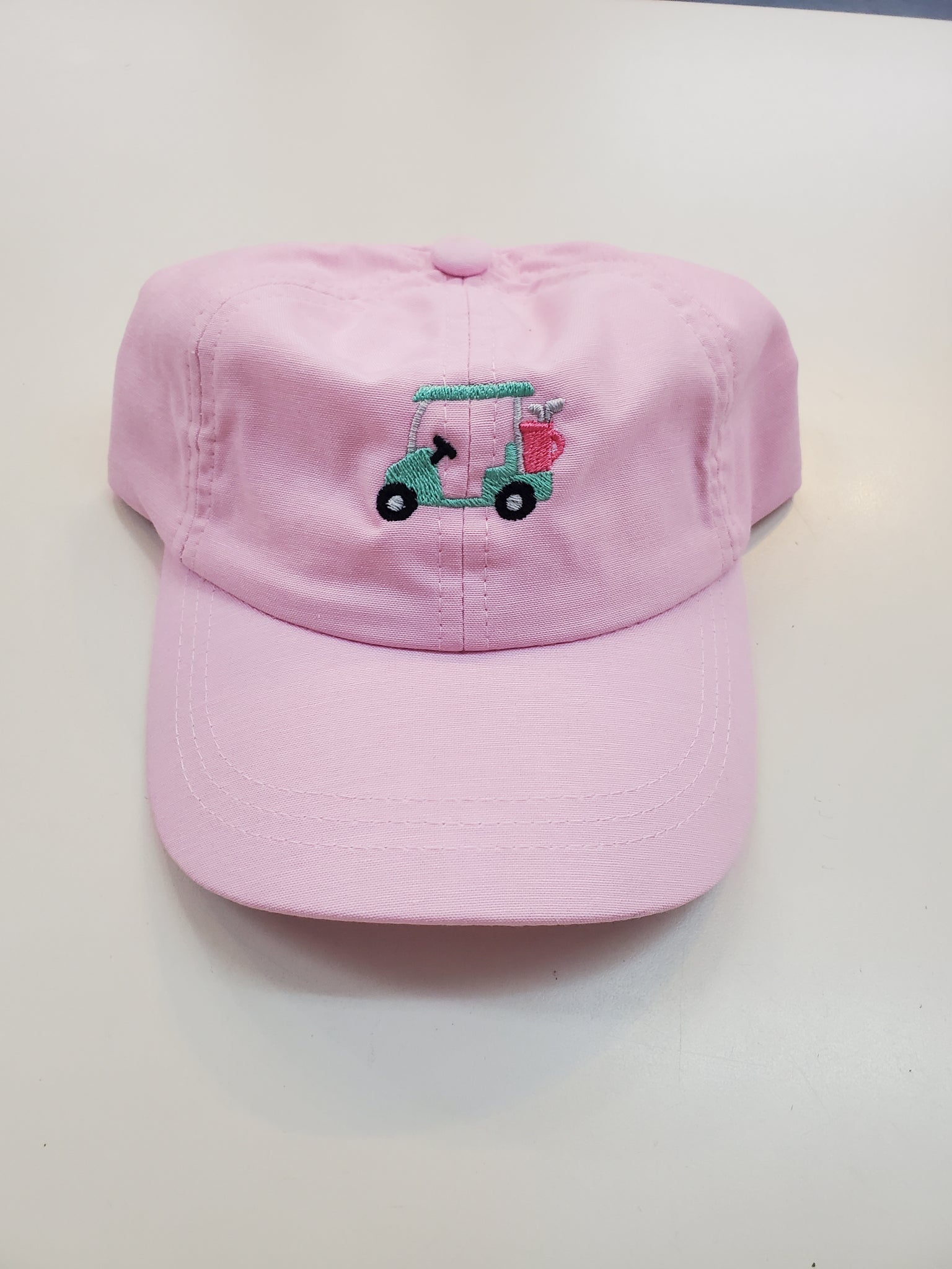Pink Golf Cart Ball Cap
