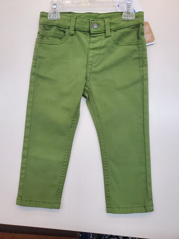 Green Twill Pants-12 month