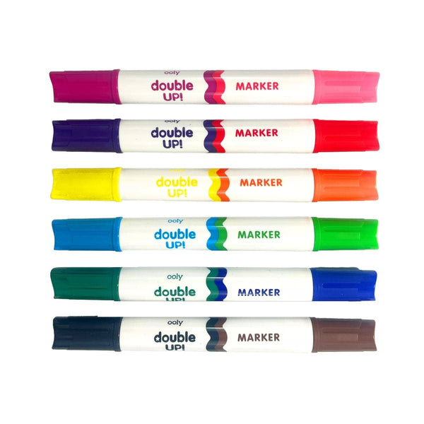 OOLY - Double Up! Double Ended Markers - Set of 6/12 Colors