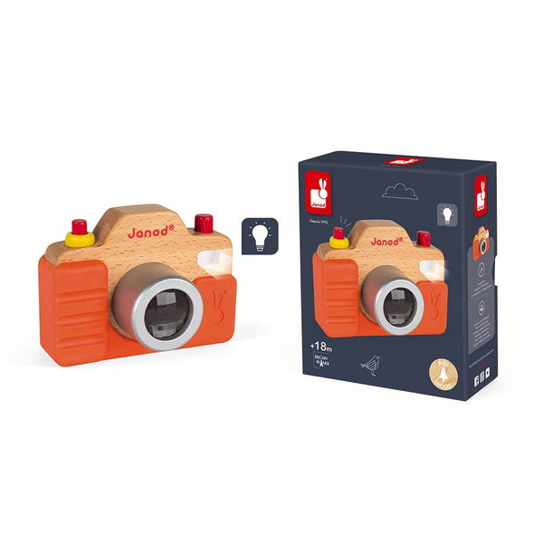Janod - Sound Camera - Batteries Included - Silicone Case