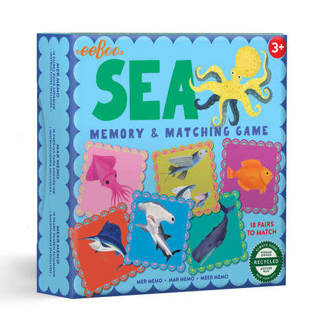 Sea Animals-Little Square Memory Game