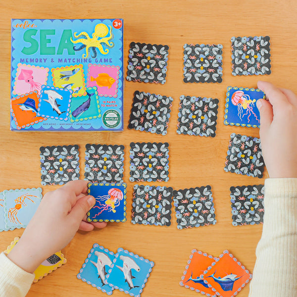Sea Animals-Little Square Memory Game
