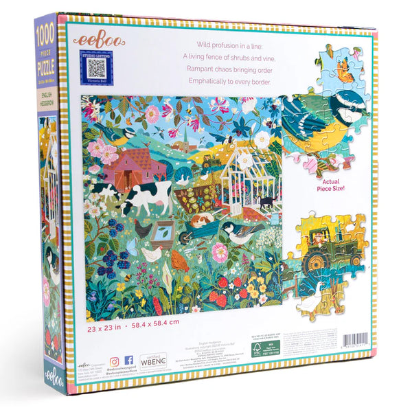 English Hedgerow 1000 pc. Puzzle
