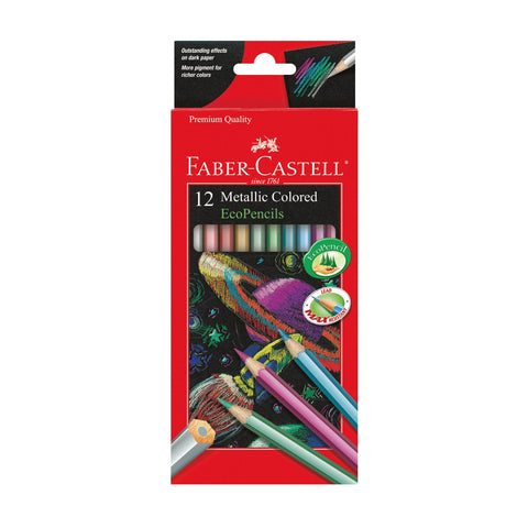 Metallic Colored Eco Pencils-12 count
