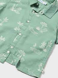 Green Alligator Button Shirt