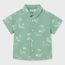 Green Alligator Button Shirt