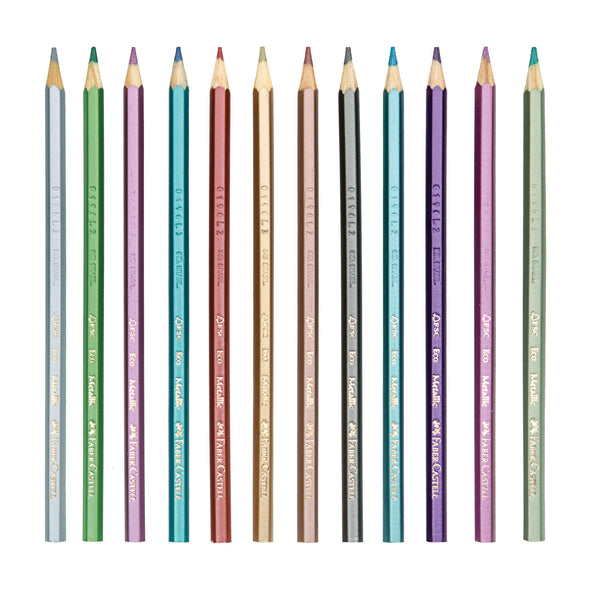 Metallic Colored Eco Pencils-12 count