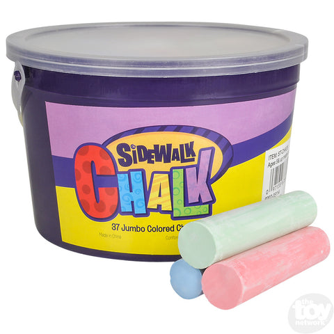 Jumbo Sidewalk Chalk in a Bucket