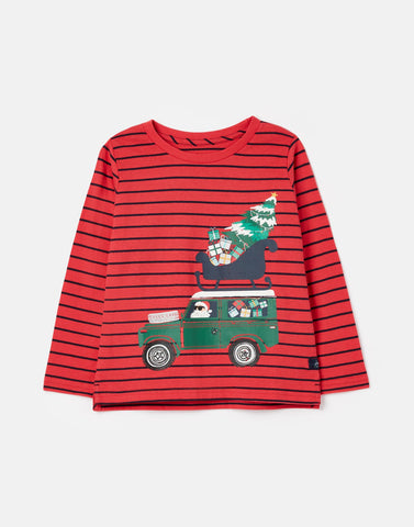 Santa in a Jeep