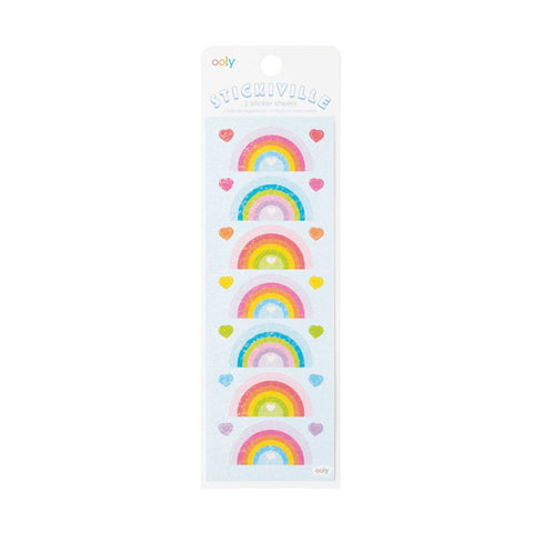OOLY - Stickiville Rainbow Love Stickers