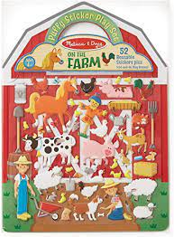 On the Farm Puffy Stickers-9408