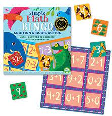 Simple Math Bingo
