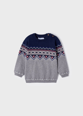 Grey/Navy Sweater