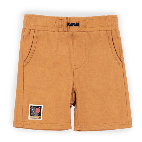 Brown Jersey Shorts