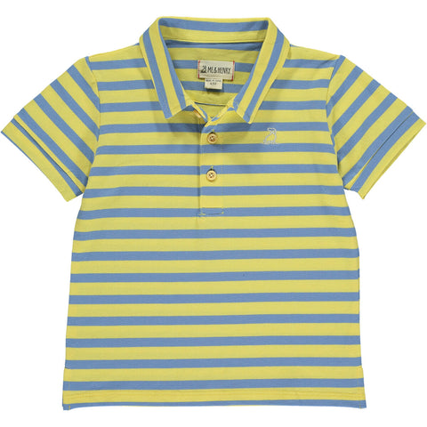 Blue/Yellow Stripe Polo