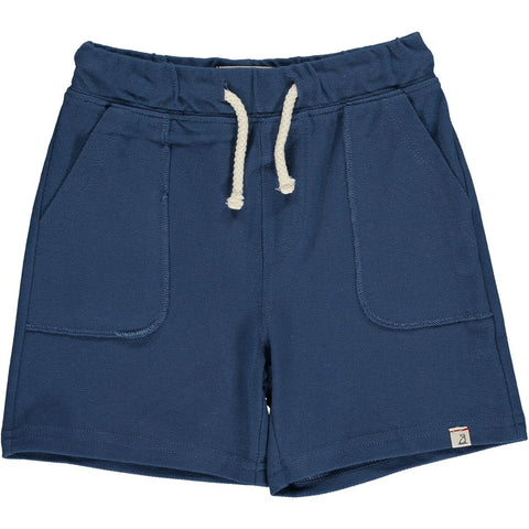 Navy Pique Shorts
