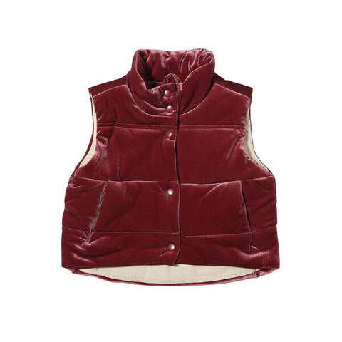 Parker Vest in Cranberry