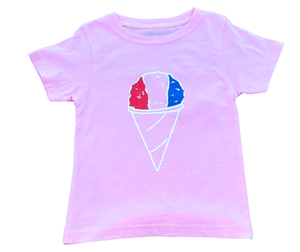 Light Pink Snow Cone SS Shirt