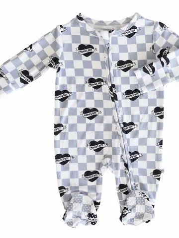 Mama's Boy Zip Footie