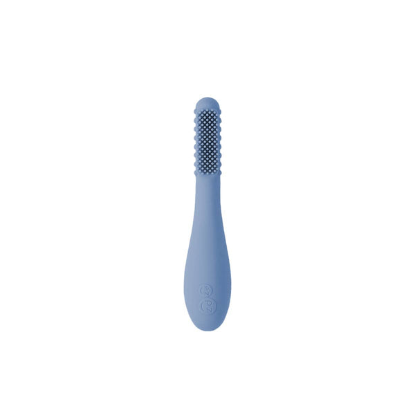 ezpz - Baby-Led™ Toothbrush (Baby 3+ months): Pewter