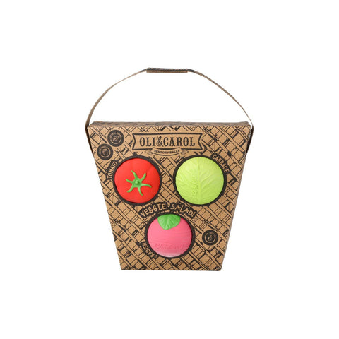 Oli & Carol - Veggie Salad Baby Sensory Balls