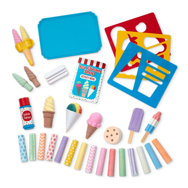 Ice Cream Shop Chalk Set