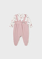 Pink Romper with Flower Top 1 pc.