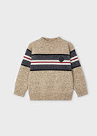 Tan/Grey Stripe Sweater