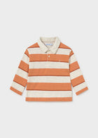 Orange Stripe Polo