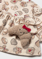 Pastry Print Dress + Purse