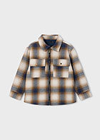 Blue Plaid Zip Jacket