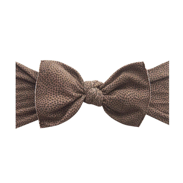 Baby Bling Bows - Baby Bling® Printed Knot soft nylon headband: Paperwhites
