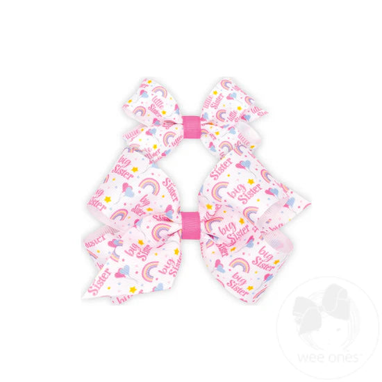 Big Sister/Little Sister Hair Bow Set