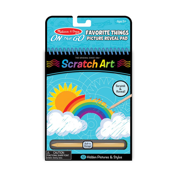 Scratch Art-Favorite Things Picture Reveal Pad