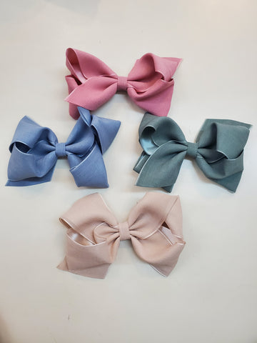 Silk over Satin King Bow