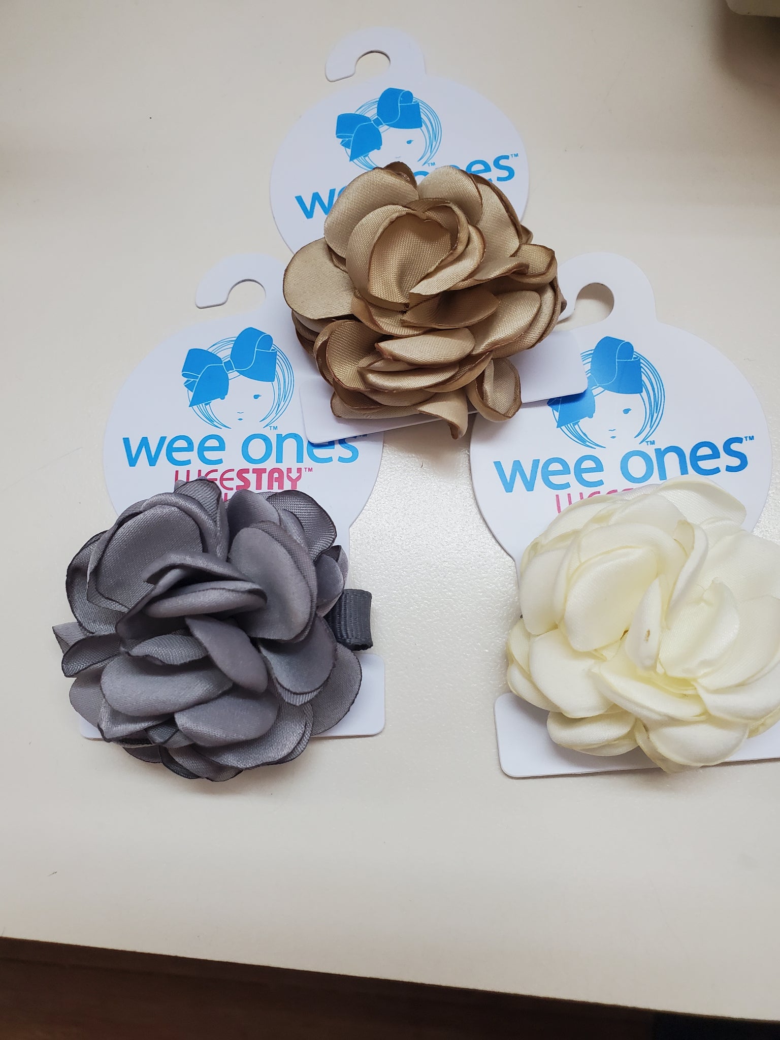 Silk Flower Clips
