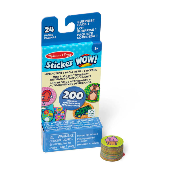 Sticker Wow! Mini Activity Pad with Refill Stickers-Surprise Pack #1