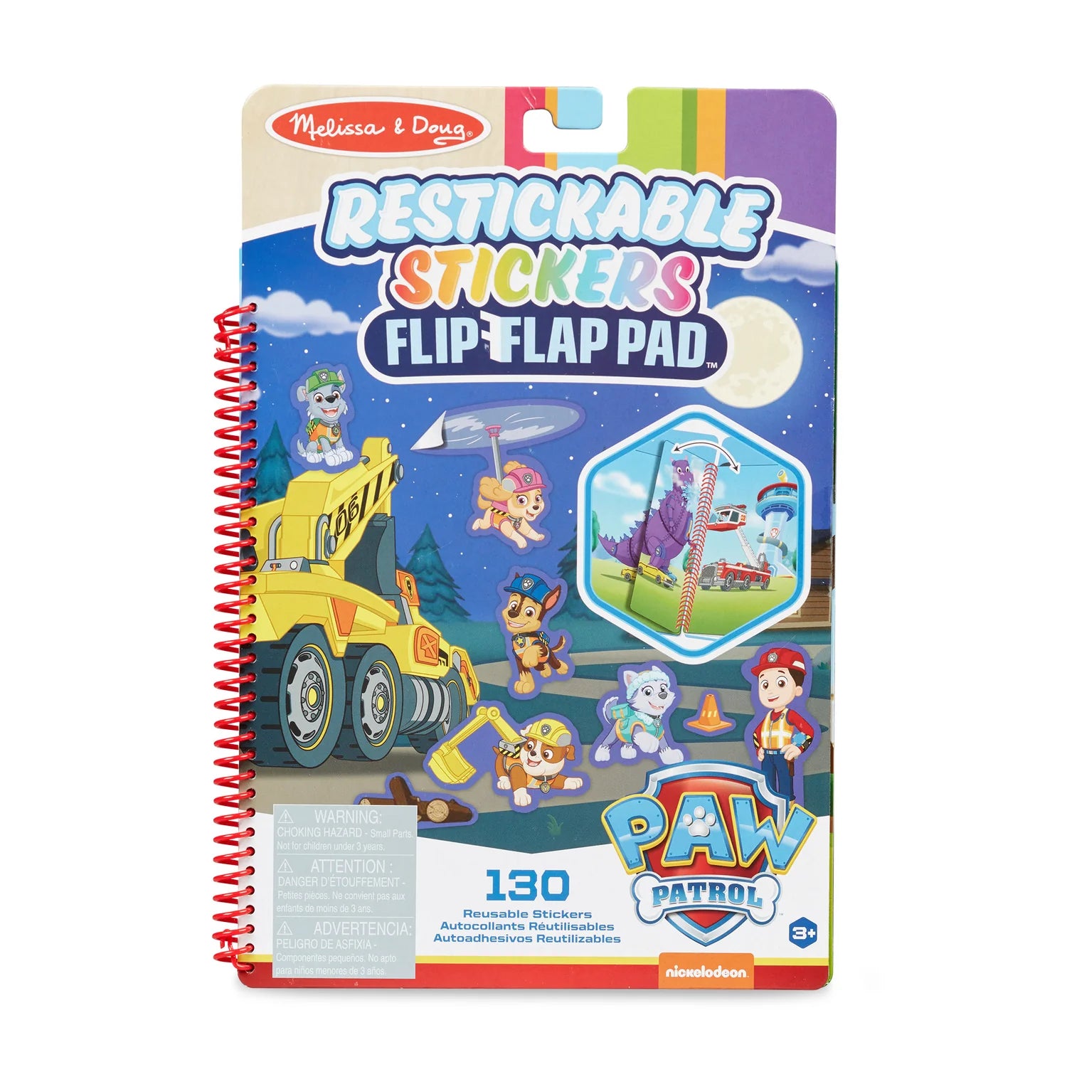 Paw Patrol: Resticklable Stickers Fiip-Flap Pad