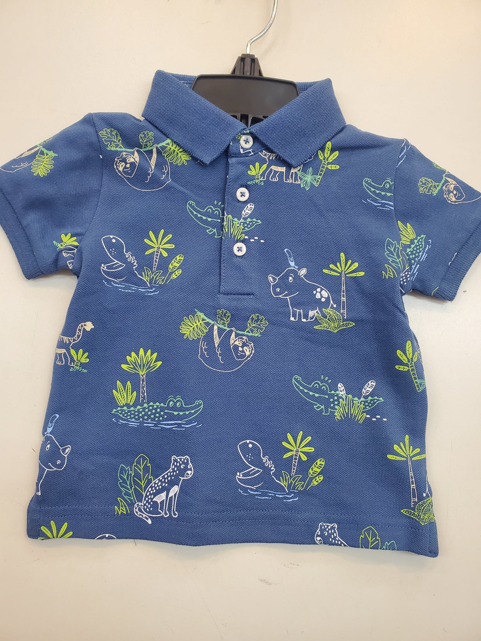 Blue Safari Polo