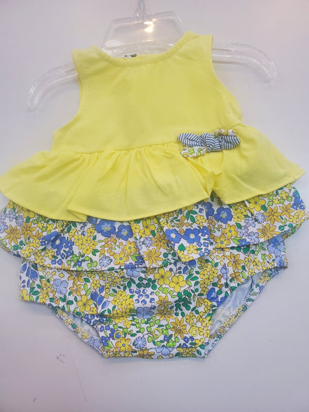 Yellow Ruffle Bubble