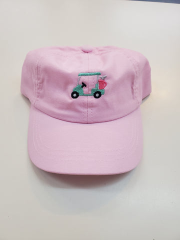 Pink Golf Cart Ball Cap