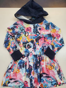 Graffiti Hoodie Tunic