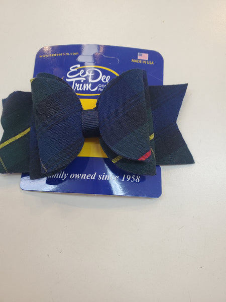 Plaid Butterfly Bow