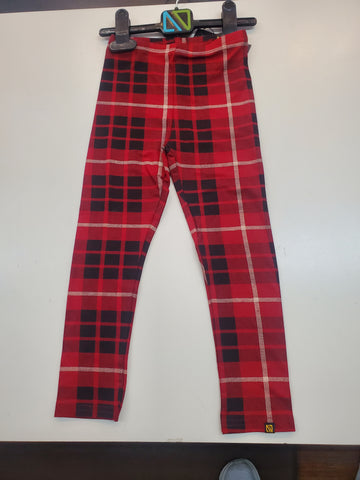 Red Plaid Leggings