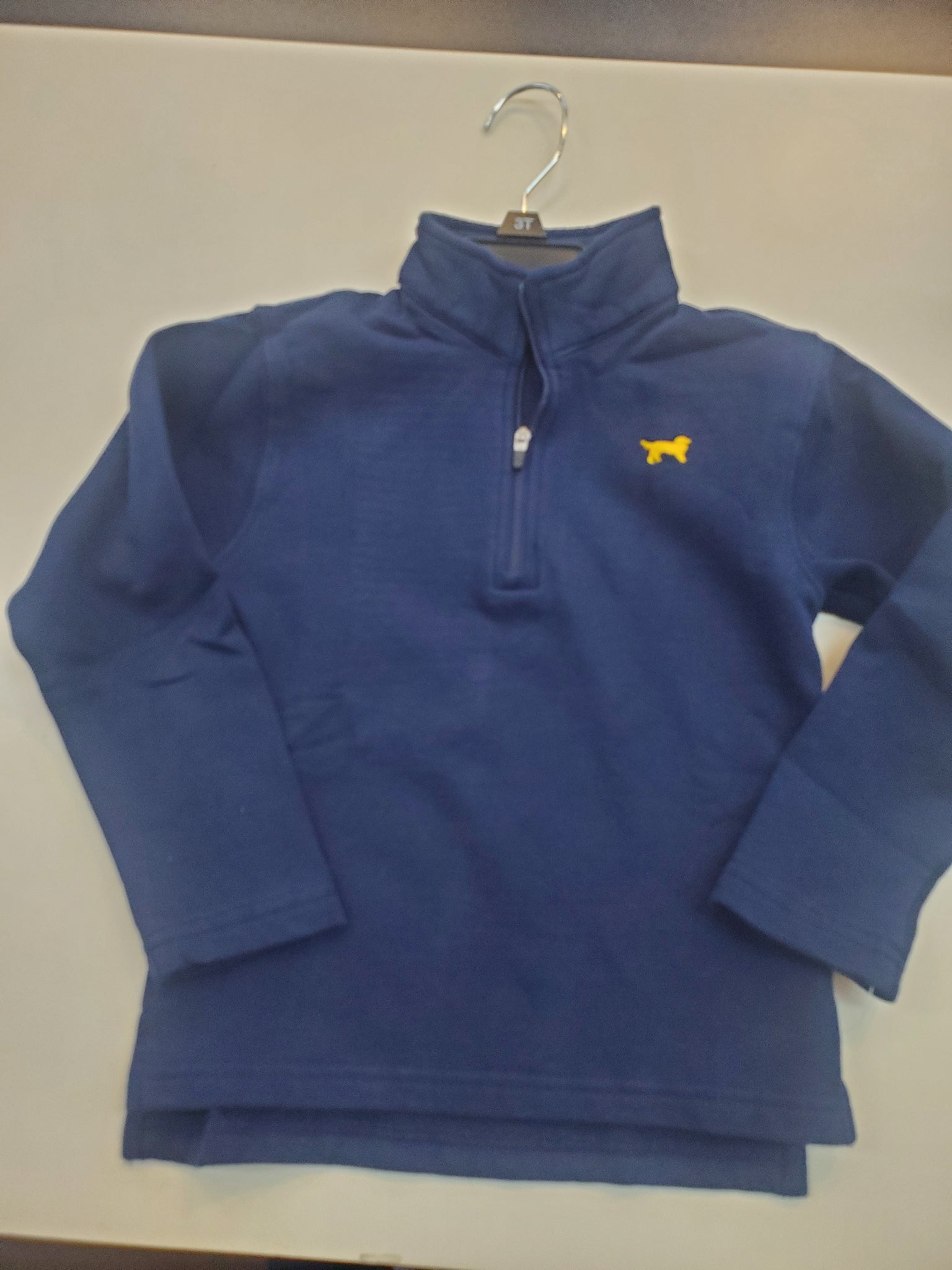 Navy Fleece 1/4 Zip Pullover