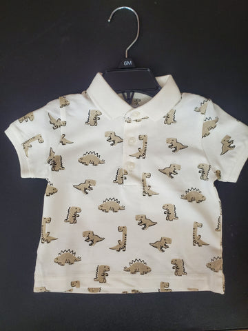 Dinosaur Allover Print Polo