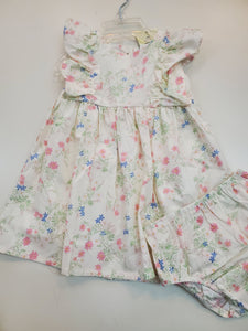 Michele Ivory Floral Dress