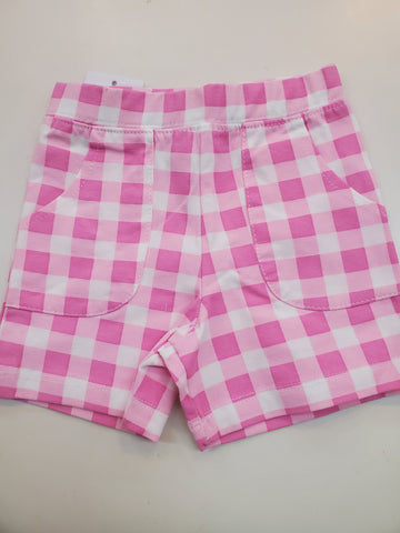Pink Gingham Short
